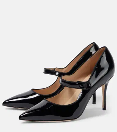Manolo Blahnik Campari 90 patent leather pumps | Thumbnail 2 Manolo Blahnik Campari 90 patent leather pumps | Thumbnail 2