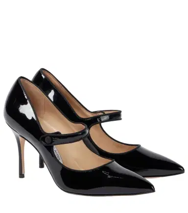 Manolo Blahnik Campari 90 patent leather pumps | Thumbnail 1 Manolo Blahnik Campari 90 patent leather pumps | Thumbnail 1
