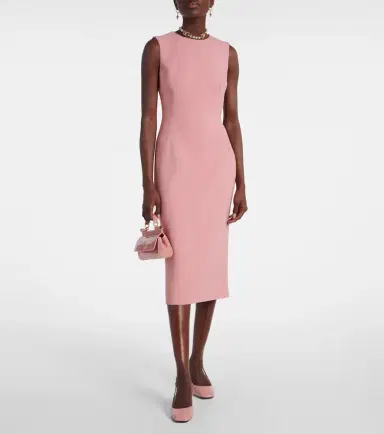 Dolce & Gabbana Virgin wool midi dress | Thumbnail 3