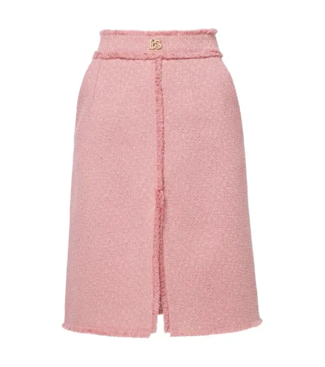 Dolce & Gabbana DG wool-blend skirt