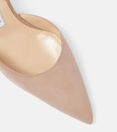 Manolo Blahnik Carolyne 70 suede slingback pumps | Thumbnail 4