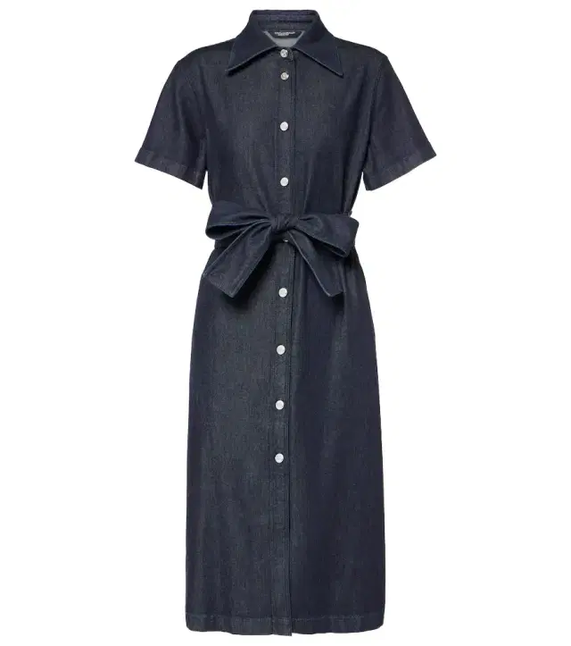 Dolce & Gabbana Belted denim shirt dress
