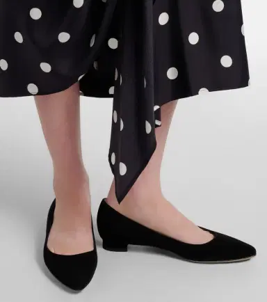 Manolo Blahnik BB suede ballet flats | Thumbnail 6