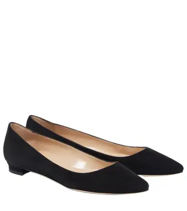 Manolo Blahnik BB suede ballet flats | Thumbnail 1
