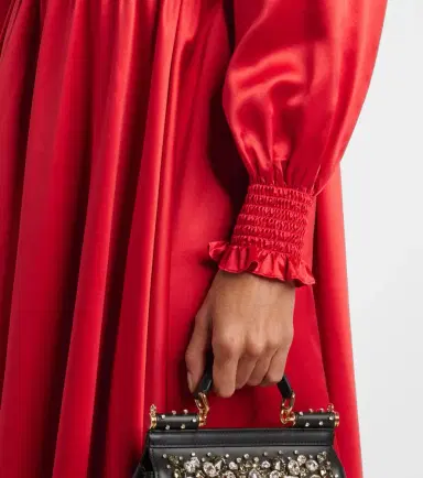 Dolce & Gabbana Silk satin shirt dress | Thumbnail 2