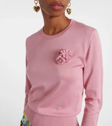 Dolce & Gabbana Floral-appliqué sweater | Thumbnail 4