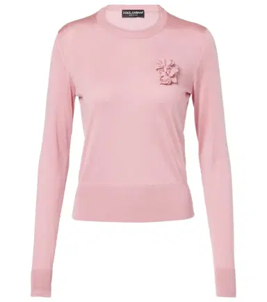 Dolce & Gabbana Floral-appliqué sweater | Thumbnail 1