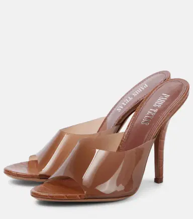 Paris Texas Lorena 100 PVC and leather mules | Thumbnail 2