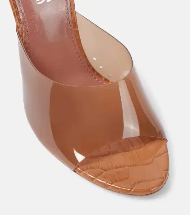 Paris Texas Lorena 100 PVC and leather mules | Thumbnail 3