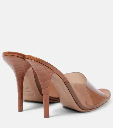 Paris Texas Lorena 100 PVC and leather mules | Thumbnail 4
