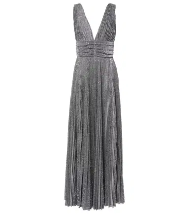 Dolce & Gabbana Metallic plissé cocktail dress | Thumbnail 1