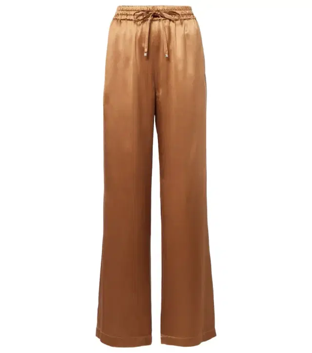 Dolce & Gabbana Silk satin wide-leg pants