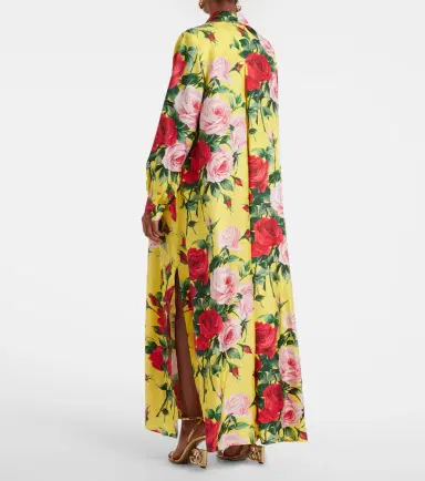 Dolce & Gabbana Floral silk shirt dress | Thumbnail 3