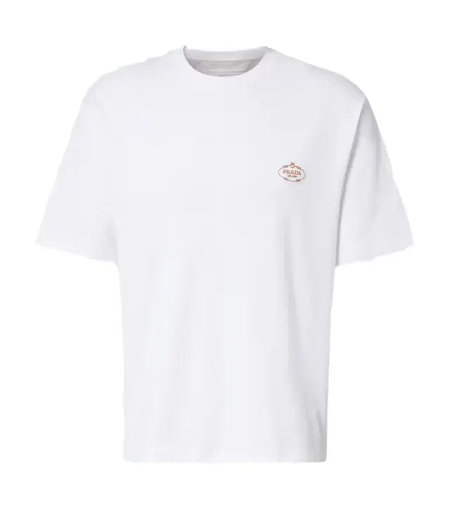 Interlock cotton jersey T-shirt