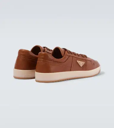 Prada Downtown leather sneakers | Thumbnail 6