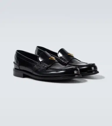 Prada Logo leather loafers | Thumbnail 2 Prada Logo leather loafers | Thumbnail 2