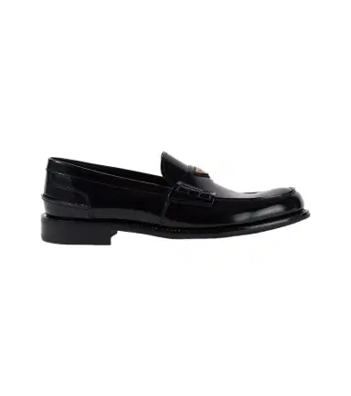 Prada Logo leather loafers | Thumbnail 1 Prada Logo leather loafers | Thumbnail 1