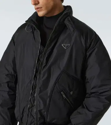 Prada Re-Nylon down jacket | Thumbnail 4 Prada Re-Nylon down jacket | Thumbnail 4
