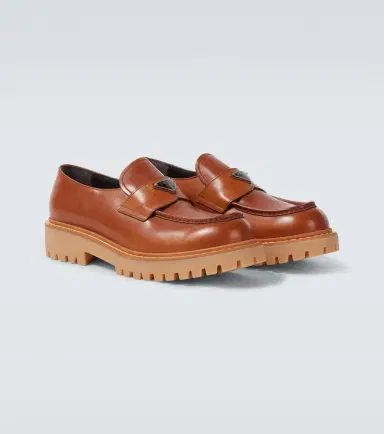 Prada Leather loafers | Thumbnail 3