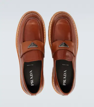 Prada Leather loafers | Thumbnail 5