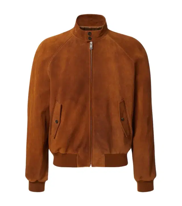 Suede bomber jacket