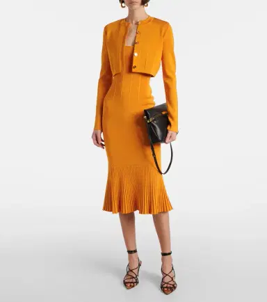 Galvan Atalanta knitted midi dress | Thumbnail 2