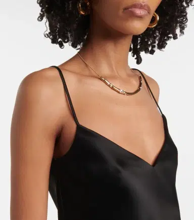 Galvan Ischia satin camisole | Thumbnail 2