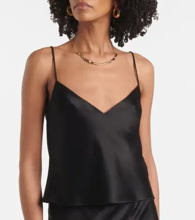 Galvan Ischia satin camisole | Thumbnail 5