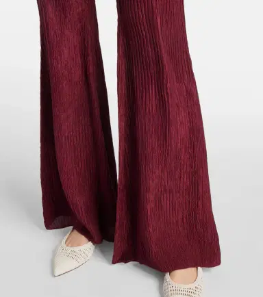Gabriela Hearst Claude silk flared pants | Thumbnail 4