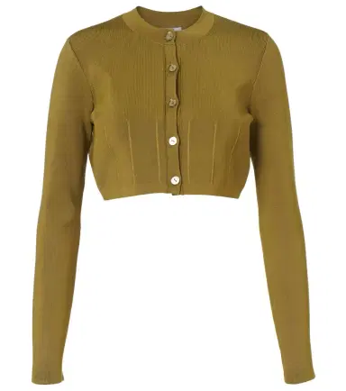 Galvan Atalanta cropped cardigan | Thumbnail 1 Galvan Atalanta cropped cardigan | Thumbnail 1