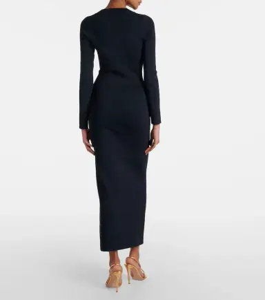 Galvan Atalanta knitted maxi dress | Thumbnail 2