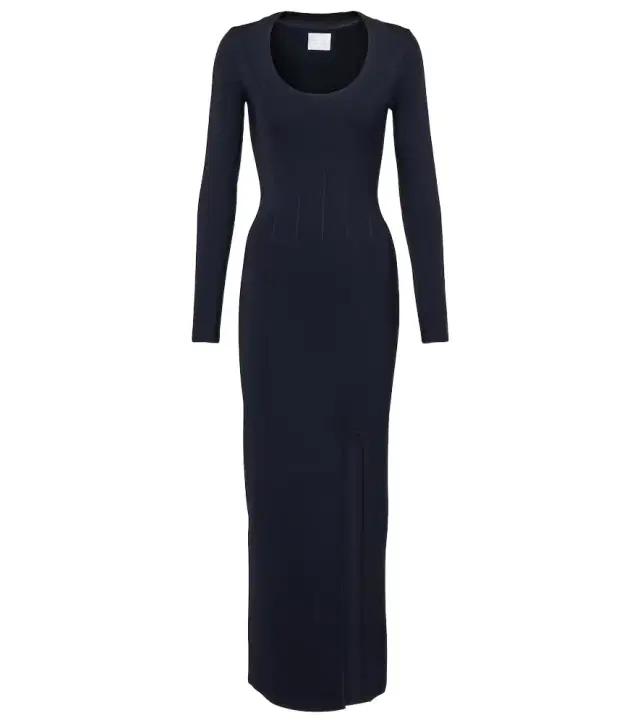 Galvan Atalanta knitted maxi dress