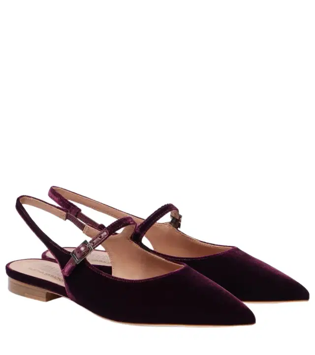 Malone Souliers Karla velvet slingback flats