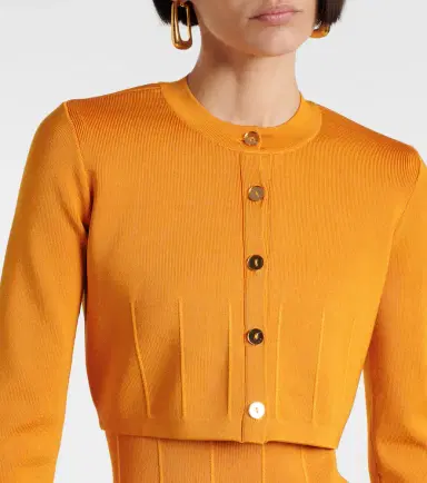 Galvan Atalanta cropped cardigan | Thumbnail 2