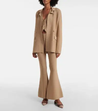 Gabriela Hearst Virgin wool flared pants | Thumbnail 5