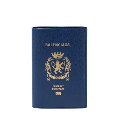 Balenciaga Printed leather passport holder | Thumbnail 1
