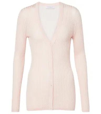 Gabriela Hearst Emma pointelle cashmere and silk cardigan | Thumbnail 1