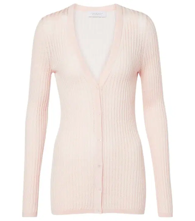 Gabriela Hearst Emma pointelle cashmere and silk cardigan