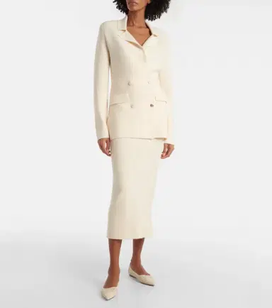 Gabriela Hearst Circe virgin wool pencil skirt | Thumbnail 5