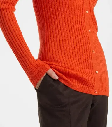 Gabriela Hearst Emma pointelle cashmere and silk cardigan | Thumbnail 3