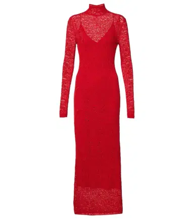 Gabriela Hearst Lethe pointelle wool and silk maxi dress | Thumbnail 1