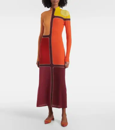 Gabriela Hearst Apollonis wool and cashmere maxi dress | Thumbnail 5