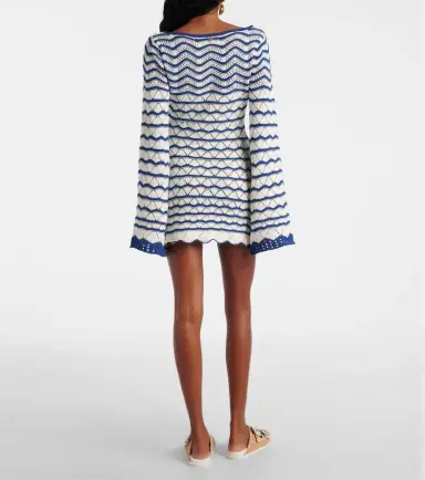 Bananhot Rey striped crochet beach dress | Thumbnail 2