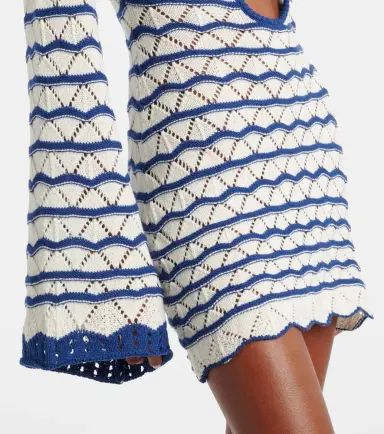 Bananhot Rey striped crochet beach dress | Thumbnail 5