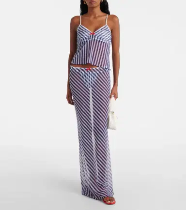 Bananhot Solay striped crop top | Thumbnail 3