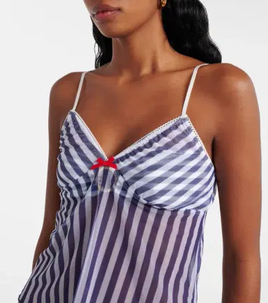 Bananhot Solay striped crop top | Thumbnail 4