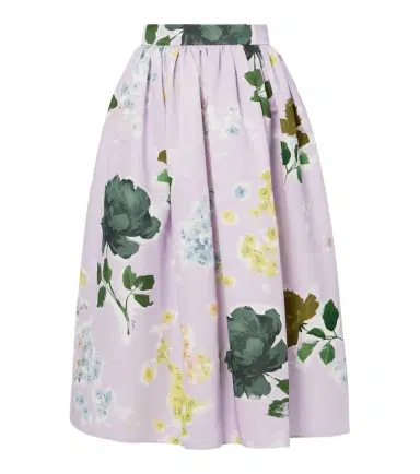 Erdem Floral cotton-blend midi skirt | Thumbnail 1