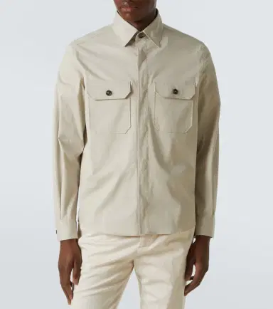 Zegna Cotton-blend overshirt | Thumbnail 6