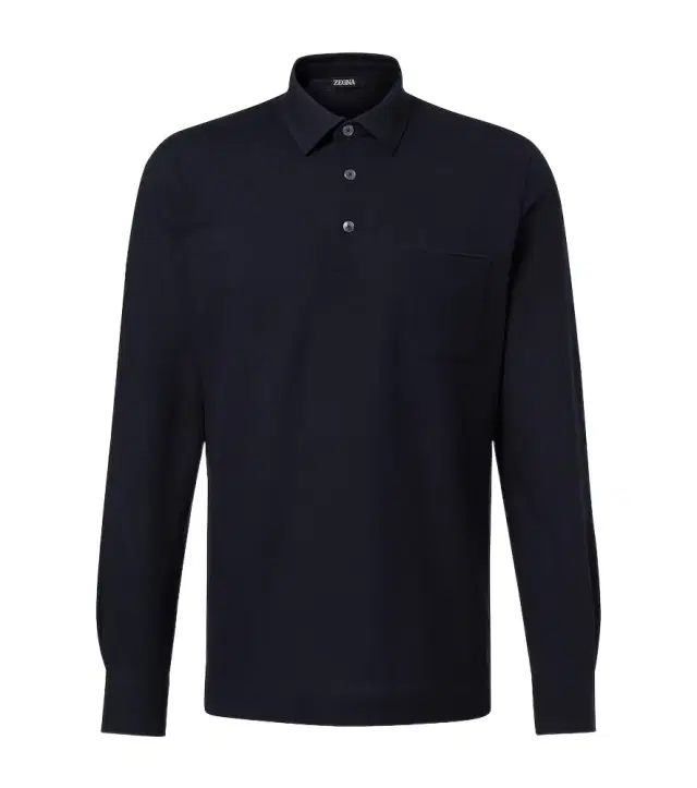 Zegna Logo cotton polo shirt