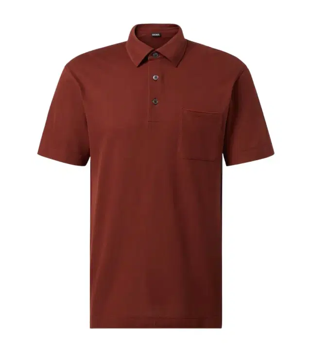 Cotton piqué polo shirt
